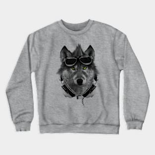 Wolf Headphones Crewneck Sweatshirt